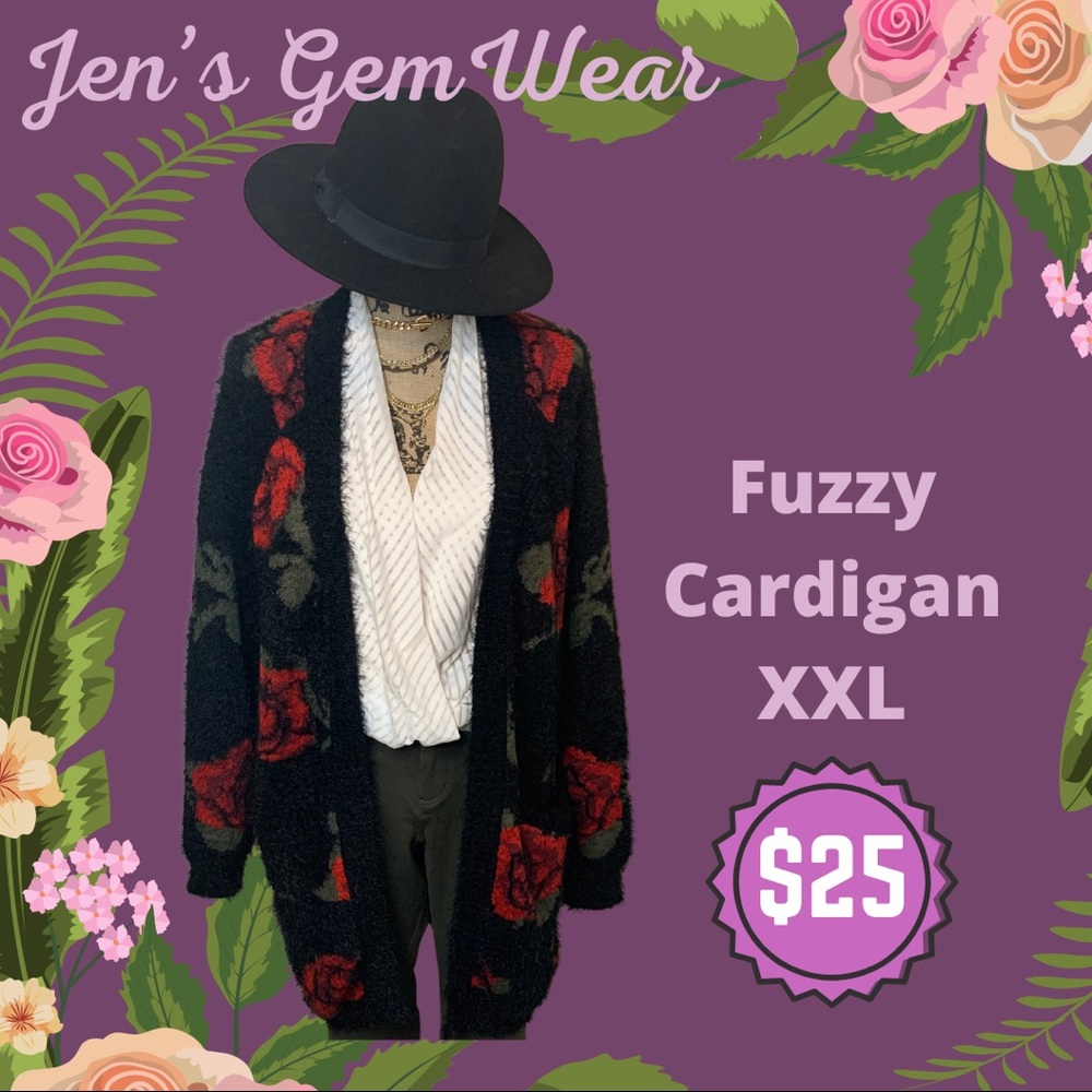 Fuzzy Cardigan